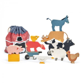 Tender Leaf Toys Stapelaar Boerderijdieren