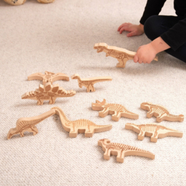 Tickit houten dinosaurusblokken