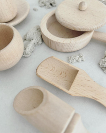 Houten sensory speelset
