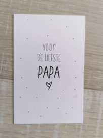 Minikaartje 'Papa'