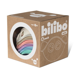 Moluk Bilibo Set van 6 Mini Bilibos pastel kleur