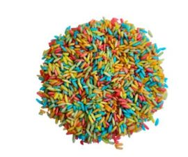 Speelrijst regenboog mix