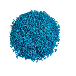 Speelrijst blauw