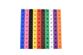 Linking cubes (100 stuks) telblokjes