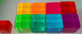 Phatt Lucite Cubes 10 stuks