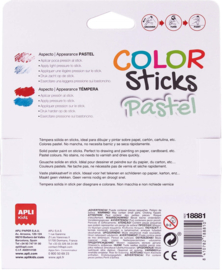 Color sticks pastel/ pastel verfstiften