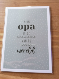 Wenskaart 'opa'