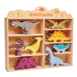 Tender Leaf Toys Set Houten Dino's (1 stuk per soort)