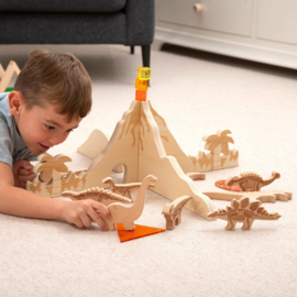 Tickit houten dinosaurusblokken