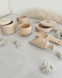 Houten sensory speelset