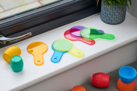 Tickit Doorschijnende kleur peddels