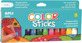 Color sticks 12 basis kleuren/ verfstiften