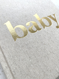 Baby Invulboek Linnen