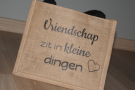 Jute shopper mini | Persoonlijke opdruk