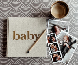 Baby Invulboek Linnen