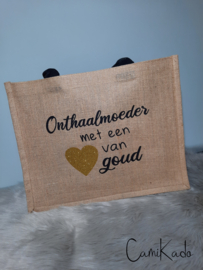 Jute shopper maxi | Onthaalmoeder