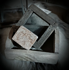 Houten Raspje voor amberblokjes