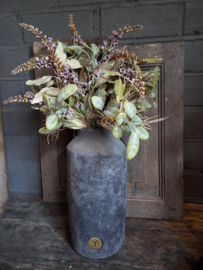 Brynxz vaas  stone Black L incl zijde