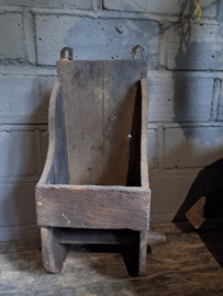 Wc rolhouder oud hout