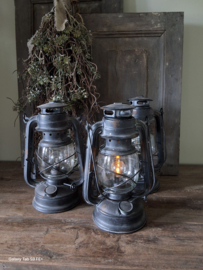 LED OLIELAMP ZWART