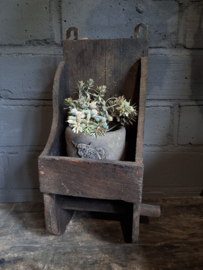 Wc rolhouder oud hout