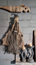 Shabby Doek Met stoere Hanger vierkant