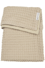 Meyco wieg deken | Waffle cotton | Sand