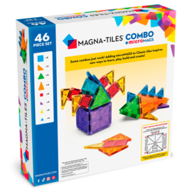 MagnaTiles| Combi set + micro magna | 46 stuks