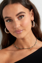 Ketting | Naturel stone green