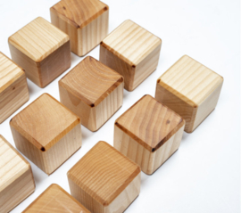 Houten speelblokjes | 12 stuks