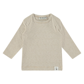 Babyface bij | Longsleeve | Beige streep