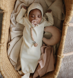 Mushie baby bonnet | Ivory