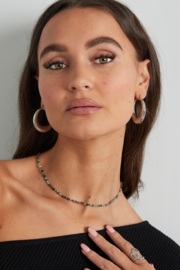 Ketting | Naturel stone green