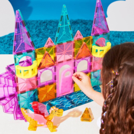 MagnaTiles| Kasteel XL + micro Magna | 48 stuks