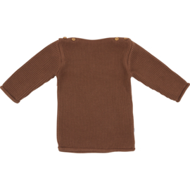 Klein Baby | Sweater knit bruin