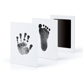 Baby hand- en voetafdruk maken