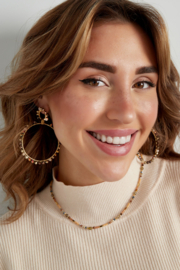 Ketting | Rood/Goud/Oranje