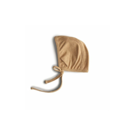 Mushie baby bonnet | Mustard