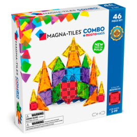 MagnaTiles| Combi set + micro magna | 46 stuks