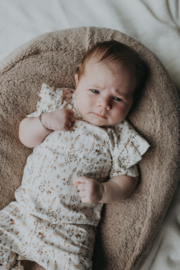 Ruffle top  korte mouw | Dried flowers