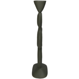 Kandelaar Organisch Groen 15x7x31cm