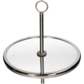 Etagère Zilver 2-laags
