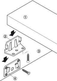 Bedverbinder (bed met middenbalk)