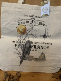 Tote Bag Cafe the Full Moon