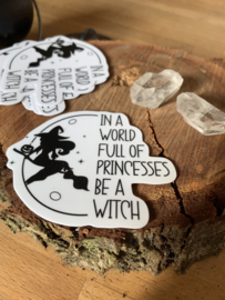 Sticker vinyl  -  Be a Witch