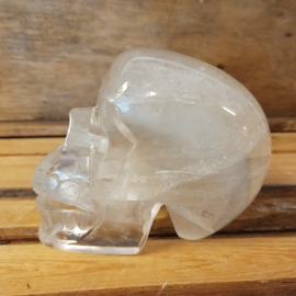 Bergkristal schedel open kaak