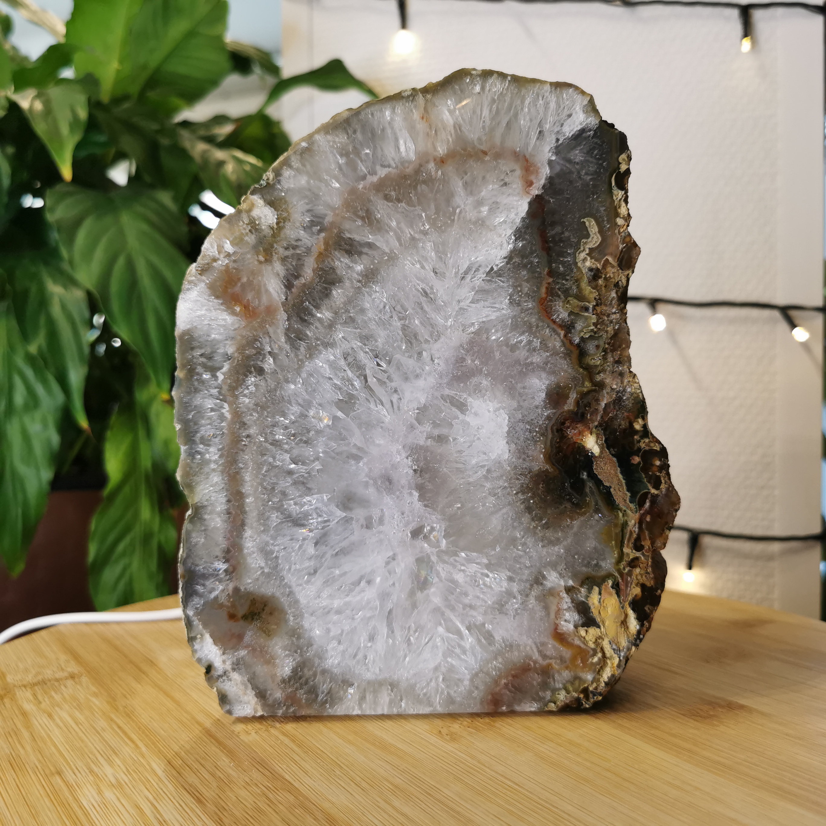 Agaat Edelsteen Lamp