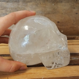 Bergkristal schedel regenboog