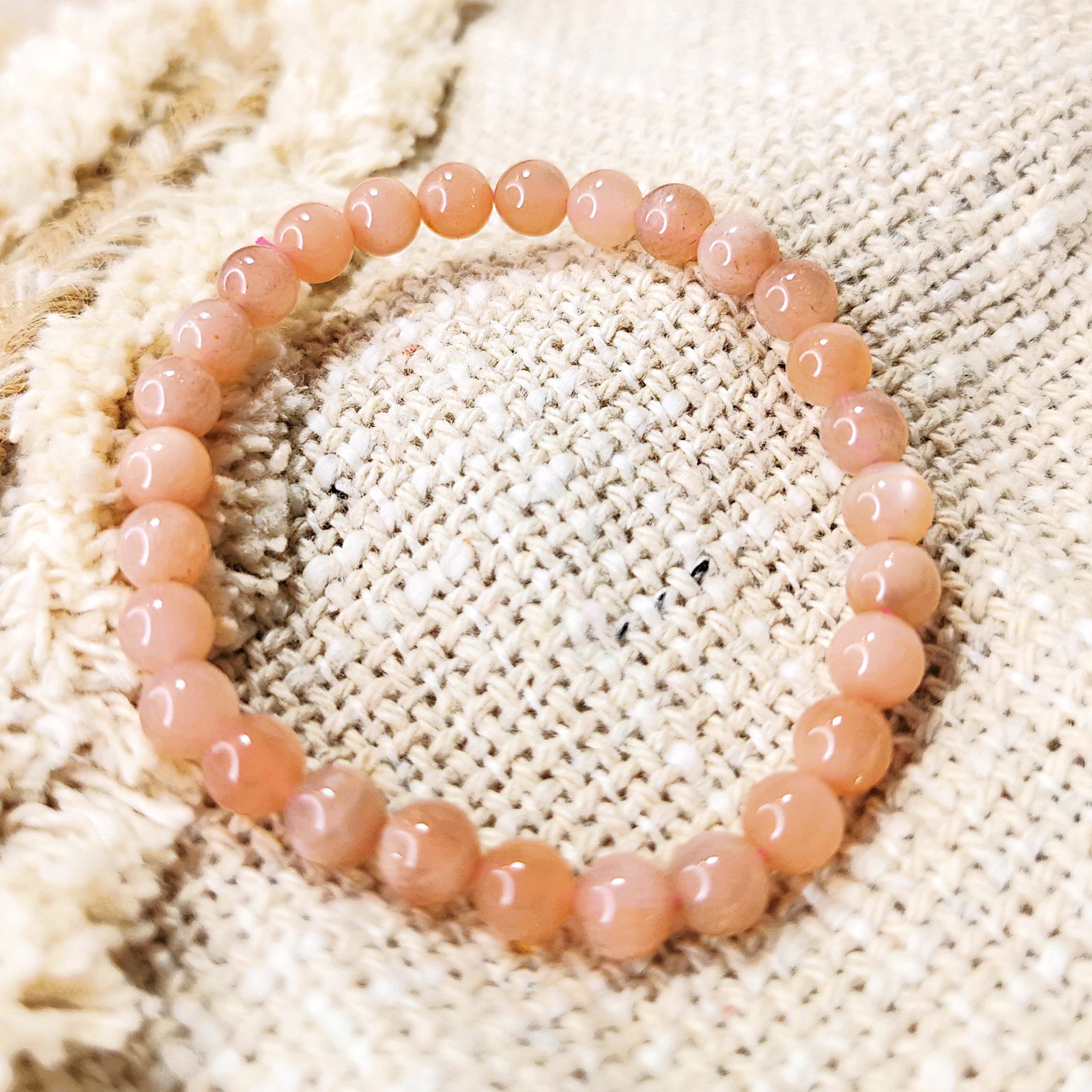 Maansteen Armband 6mm