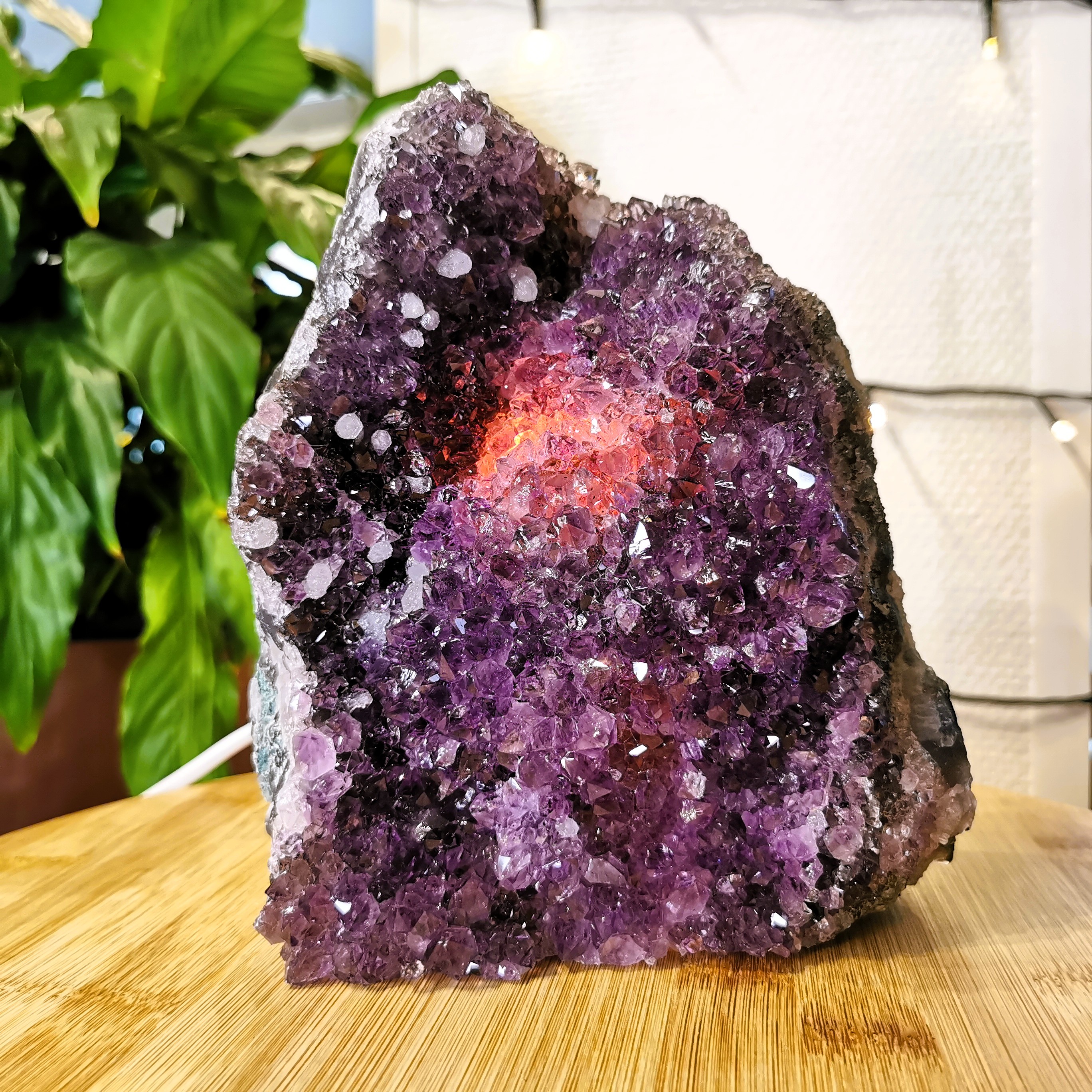 Amethist Edelsteen Lamp